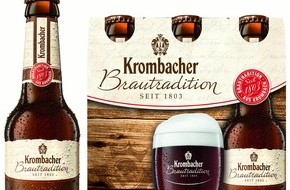 Krombacher Brauerei GmbH & Co.: Neues von den Braumeistern aus Krombach: Krombacher Brautradition Naturtrübes Dunkel