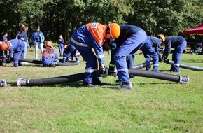 Kreisfeuerwehr Oldenburg: FW-OLL: Spiele ohne Grenzen: 41 Gruppen der Jugendfeuerwehren messen sich in Ahlhorn