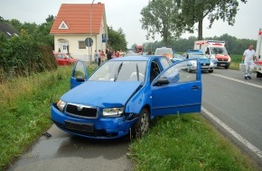 Polizeiinspektion Nienburg / Schaumburg: POL-STH: Pkw und Quad prallen auf der B 65 frontal aufeinander