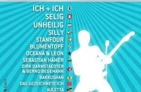 ProSieben: Stefan Raab bringt Song Contest nach Berlin: Der "Bundesvision Song Contest 2010" mit Ich + Ich, Unheilig und Selig (mit Bild)