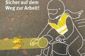 BGHW - Berufsgenossenschaft Handel und Warenlogistik: Mit dem Motorrad sicher durch den Herbst / BGHW-Film "Sicherheit im Blut" / Fahrerisches Können und Aufmerksamkeit durch Fahrsicherheitstrainings verbessern