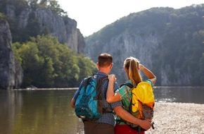 Tourismusverband Ostbayern e.V.: Wandererlebnis durch sieben Flusslandschaften im Herzen Bayerns / Jurakalkfelsen, Tropfsteinhöhlen, Blautopfquellen