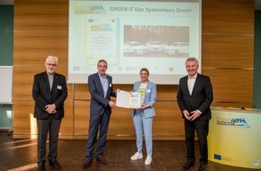 GREEN IT Das Systemhaus GmbH: Zertifizierte Elektromobilität - Green Mobility-Auszeichnung für IT-Dienstleister GREEN IT