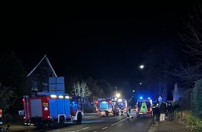 Kreisfeuerwehr Rotenburg (Wümme): FW-ROW: Einsätze in der Silvesternacht