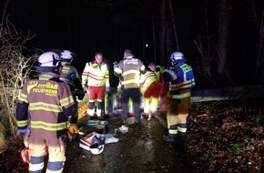Feuerwehr Herdecke: FW-EN: Mehrere Einsätze für die Feuerwehr Herdecke - Baum fällt im dunklen um und Fahrradfahrerin kollidiert mit Baum
