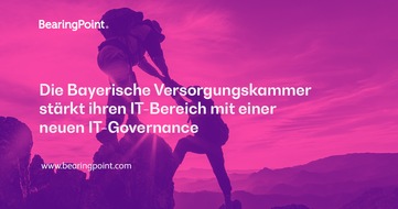 BearingPoint GmbH: BearingPoint Best-Practice-Bericht: Die Bayerische Versorgungskammer stärkt ihren IT-Bereich mit einer neuen IT-Governance
