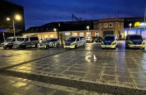 Polizei Hagen: POL-HA: Gemeinsamer Schwerpunkteinsatz des Polizeipräsidiums Hagen und der Bundespolizei am Hauptbahnhof Hagen