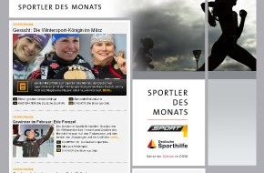 Sporthilfe: SPORT1 neuer Partner bei Wahl "Sportler des Monats" (mit Bild)