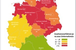 CRIF GmbH: Firmeninsolvenzen sinken im 1. Halbjahr 2011 um 10,9 Prozent (mit Bild)