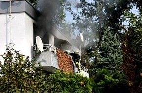 Feuerwehr Essen: FW-E: Wohnungsbrand in Frillendorf, ältere Dame mit Rauchvergiftung in Klinik