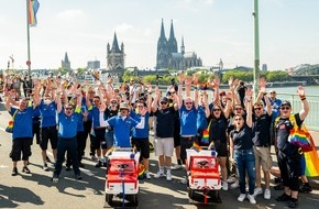 Verband der Feuerwehren in NRW e. V.: VdF-NRW: Netzwerk "Vielfalt" des Verbandes der Feuerwehren (VdF) in NRW beteiligt sich an der CSD-Demonstration in Köln