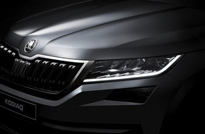 Skoda Auto Deutschland GmbH: Erste Detailaufnahmen des SKODA KODIAQ: markantes Design für das neue große SUV (FOTO)