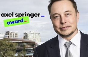 Einhell Germany AG: Axel Springer Award: Einhell auf der "Mission to Mars" mit Elon Musk