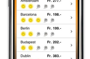 21degrees SA: Travel Sunshine 1.0 réinvente les week-ends en vous garantissant des voyages avec des lieux sans pluie ET au meilleur prix