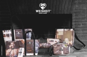 Weisheit: Unter dem Label WEISHEIT produziert ein junges Team Accessoires und Taschen, die etwas anders sind als alles, was bisher auf dem Markt war - Swiss Made & Fairtrade (BILD)