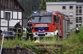 Feuerwehr Iserlohn: FW-MK: Feuer in Triebfahrzeug