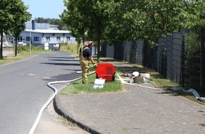 Feuerwehr VG Asbach: FW VG Asbach: Große Einsatzübung im Industriepark Mendt