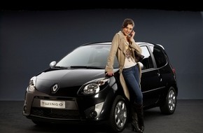 Renault Suisse SA: Supermodel sur 3+ - Nathalie Güdel gagne une Renault Twingo GT