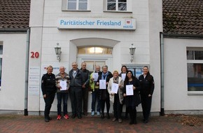 Polizeiinspektion Wilhelmshaven/Friesland: POL-WHV: Sicherheitsberatung für Seniorinnen und Senioren - Ausbildung durch die Polizei im Landkreis Friesland