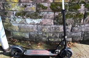 Polizeidirektion Pirmasens: POL-PDPS: Eigentümer von E-Scooter gesucht