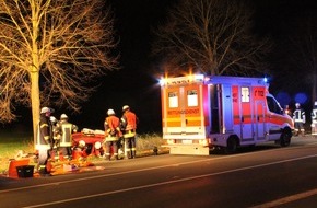Freiwillige Feuerwehr Werne: FW-WRN: 3 Verkehrsunfälle an einem Tag