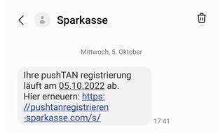 Polizeiinspektion Rostock: POL-HRO: Rostocker Polizei warnt: Vorsicht bei dieser SMS