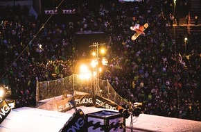 Innsbruck Tourismus: Air + Style Innsbruck presented by Opel: Snowboardevent der Spitzenklasse mit Top-Music-Act