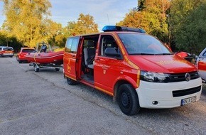 Feuerwehr Radolfzell: FW-Radolfzell: Wasserrettung Güttinger See