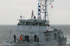 Presse- und Informationszentrum Marine: Marine-Pressemitteilung/Pressetermin: Kieler Minenjagdboot "Datteln" mit NATO-Verband auf dem Weg ins Mittelmeer (mit Bild)