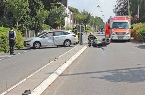 Polizei Mettmann: POL-ME: 60-jähriger Motorradfahrer bei Unfall schwerstverletzt - Haan - 2107096