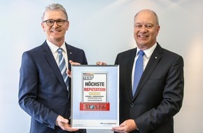 Wertgarantie: Platz 1 f&uuml;r Wertgarantie - Der Spezialversicherer hat die h&ouml;chste Reputation unter Deutschlands Versicherern (FOTO)