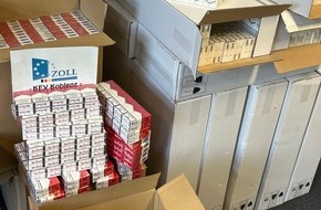 Hauptzollamt Koblenz: HZA-KO: Mehr als 200.000 Zigaretten beschlagnahmt