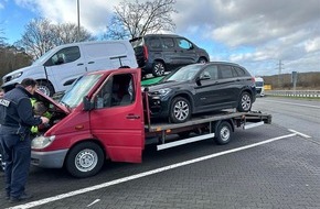 Polizeipräsidium Koblenz: POL-PPKO: Schrottreifer Fahrzeugtransporter stillgelegt