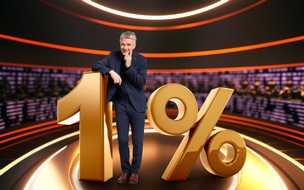 SAT.1: "Eine der stärksten Quizshow-Entwicklungen der letzten Jahrzehnte." Jörg Pilawa führt durch die neue SAT.1-Show "Das 1% Quiz - Wie clever ist Deutschland?"