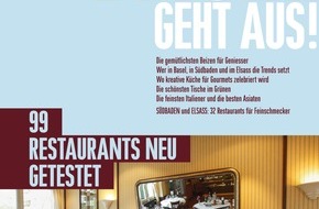 BASEL GEHT AUS!: Das neue BASEL GEHT AUS! 2014 ist da / Die 99 besten Restaurants. (BILD)