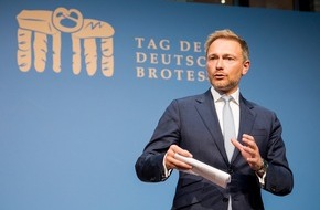 Zentralverband des Deutschen Bäckerhandwerks e.V.: Die deutschen Innungsbäcker küren Christian Lindner zum Brotbotschafter 2019