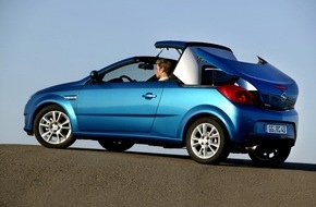 Opel Automobile GmbH: Der neue Opel Tigra TwinTop bietet Cabrio- und Coupé-Fahrspaß für Zwei / Weltpremiere auf dem 74. Genfer Automobilsalon