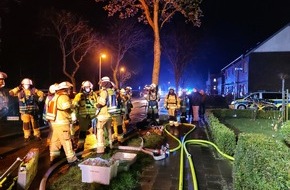 Feuerwehr Kleve: FW-KLE: Wohnungsbrand in Kellen / Rauchmelder verhinderte Schlimmeres