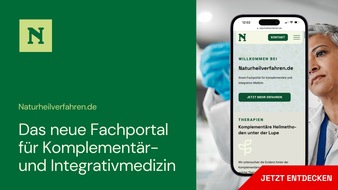 Naturheilverfahren.de: Neue Online-Plattform schafft Transparenz in der Komplementärmedizin