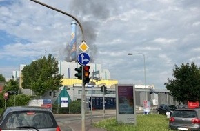 Feuerwehr Frankfurt am Main: FW-F: Brand im Heizkraftwerk Heddernheim