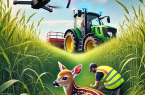Landeskriminalamt Rheinland-Pfalz: LKA-RP: Rehkitzrettung: Fehlende Schutzmaßnahmen vor Mäharbeiten können strafbar sein