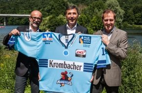 Krombacher Brauerei GmbH & Co.: Krombacher wird neuer Hauptsponsor bei den Iserlohn Roosters (BILD)