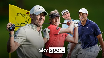 Sky Deutschland: Golfwelt jubelt: Die Legende kehrt zurück! Das Comeback von Tiger Woods beim Masters in Augusta exklusiv auf Sky