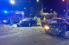Polizei Aachen: POL-AC: Fünf leichtverletzte Unfallbeteiligte