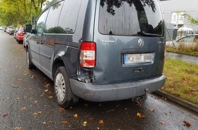 Polizeipräsidium Nordhessen - Kassel: POL-KS: Hinweise nach Unfallflucht in Ochshäuser Straße erbeten: Unbekannter krachte in VW Caddy