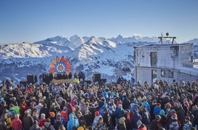 Tourismusverband Saalbach Hinterglemm: Vier Tage tanzen: 25 Jahre Rave on Snow in Saalbach Hinterglemm