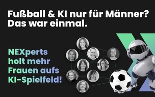 NEXperts: Sind Fußball und KI reine Männersache? NEXperts sagt nein und startet Kampagne für mehr Frauen auf dem KI-Spielfeld