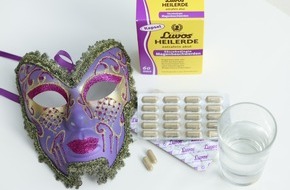 Heilerde-Gesellschaft Luvos Just GmbH & Co. KG: Prosit! Sodbrennenfrei an den n&auml;rrischen Tagen / Luvos-Heilerde stoppt Beschwerden in Sekunden