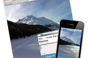 bubbleby GmbH: Frühling im App Store - mit "I loves it!" auf dem iPhone das Besondere von Unterwegs teilen