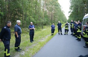 Freiwillige Feuerwehr Celle: FW Celle: Waldbrandkatastrophe 1975 - 3. Zug auf Zeitreise im Einsatzgebiet!